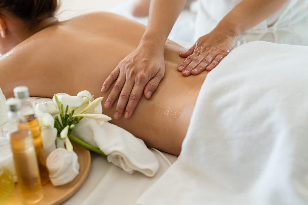 massage huile